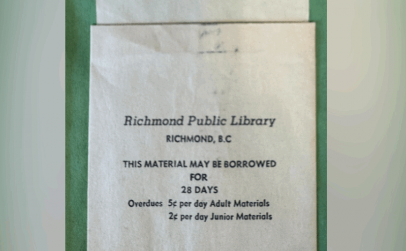 列治文公共圖書館兩本圖書  借出23年從安省歸還