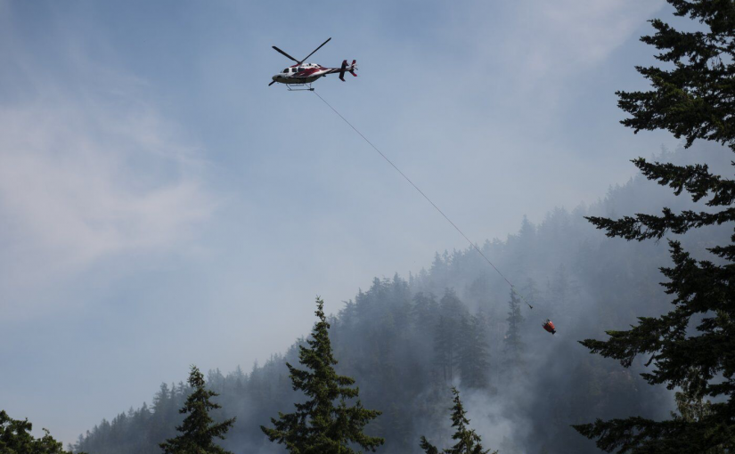 卑詩省現有14處山火正在燃燒  其中5處已失控