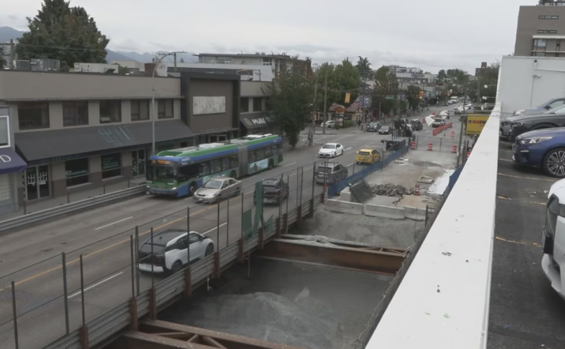 百老匯地鐵施工 溫哥華Broadway兩路段封閉6個月